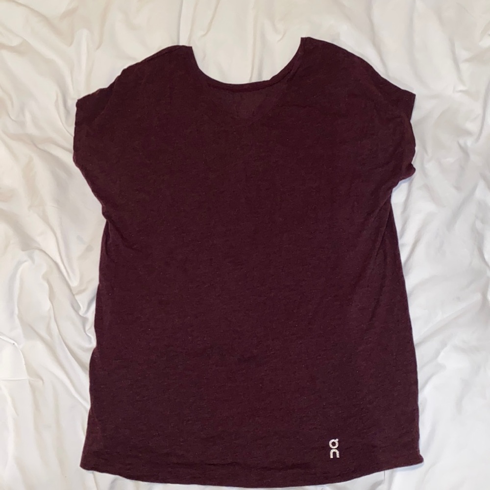 On running shirt